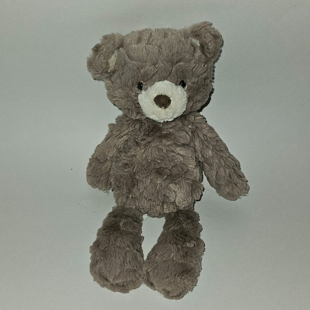 Mary Meyer Putty Nursery Teddy Bear Plush Lovey Brown 11" Stuffed Toy Bean Bag